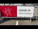 Le nouveau centre de dépistage Covid19 auprès de l'aéroport de Zaventem (vidéo Germani)