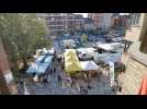 Retour du marché hebdomadaire sur la Grand Place de Mouscron