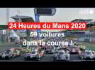 59 voitures au départ des 24 Heures du Mans