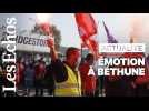 Emotion à Bethune après l'annonce de la fermeture de l'usine Bridgestone