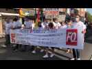 Saint-Quentin : 200 personnes manifestent contre les fermetures d'usine