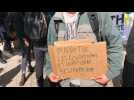 Des militants Youth for Climate bloquent l'entrée du McDonald's du boulevard Foch