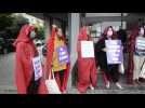 Manifestation pour le droit à l'avortement à Charleroi