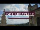 Sur le toit de l'abbatiale Saint-Yved de Braine