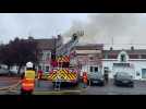 Une maison prend feu à Raismes