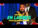 Kanye West en larmes pour son premier meeting