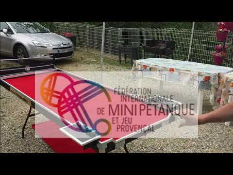 VIDEO : Bruno Le Boursicaud vous prsente la table (pliable) de Mini Ptanque Party