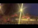 Incendie à côté de Liège Airport
