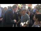 Le Premier ministre Jean Castex arrive à Prades