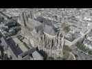 Au coeur d'un chantier vertigineux à la cathédrale de Reims