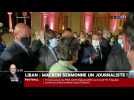 DOCUMENT TF1/LCI - Liban : la colère d'Emmanuel Macron contre un journaliste du Figaro
