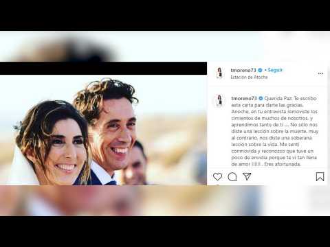 VIDEO : El bonito gesto de To�i Moreno con Paz Padilla