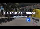 Tour de France: un espace pour la presse impressionnant