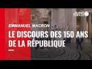 Au Panthéon, Emmanuel Macron célèbre les 150 ans de la République