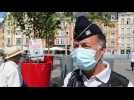 Contrôle du port du masque dans les rues de Lille