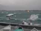 Intempéries à Annecy : des vagues impressionnantes à Menthon-Saint-Bernard