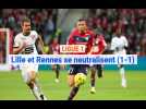 Ligue 1: Lille et Rennes se neutralisent (1-1)