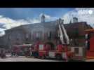 Incendie dans le centre bourg du Sap