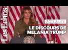 Melania Trump : « Malgré les attaques, Donald Trump n'abandonnera pas »