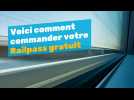 Voici comment commander votre Railpass gratuit