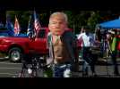Harley-Davidson, chapeaux de cow-boy et armes à feu : une manifestation pro-Trump dans l'Oregon