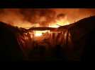 Grèce/île de Lesbos : le camp de migrants de Moria est en feu, opération de sauvetage en cours