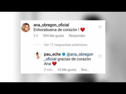VIDEO : La emocionante felicitacin de Ana Obregn a Paula Echevarra por su embarazo