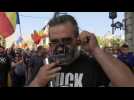 Protestations des anti-restrictions à Londres et à Bucarest