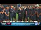 Président Magnien ! : Emmanuel Macron à Marcoussis avec le XV de France - 06/09