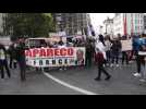 Des manifestants hostiles à M. Tshisekedi dans les rues de Bruxelles