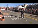 Camiers : démos de slackline et roller au sol au Freerider Fest