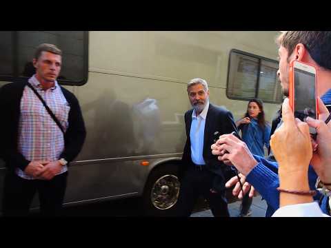 VIDEO : George Clooney graba su nuevo anuncio en Madrid