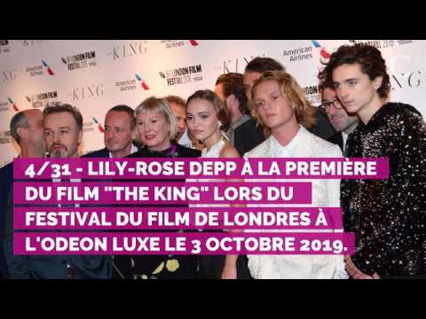 VIDEO : PHOTOS. Lily-Rose Depp opte pour un sideboob os  l'avant-premire de The King