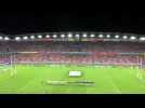 Mondial de rugby - Japon-Écosse : une minute de silence pour rendre hommage aux victimes du typhon