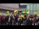 Bruxelles - manifestation de soutien au peuple Kurde (vidéo Germani)