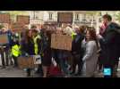 Les salariés d'Aigle Azur mobilisés devant le ministère des Transports