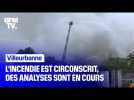 Incendie à Villeurbanne: le feu est circonscrit, des analyses de la qualité de l'air sont en cours