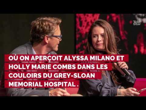 VIDEO : VIDO. Grey's Anatomy : l'pisode avec Alyssa Milano et Holly Marie Combs se dvoile dans un