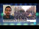Manifestation test pour les indépendantistes à Barcelone