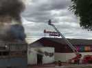 Un spectaculaire incendie ravage le magasin d'ameublement «Mobilier de France»