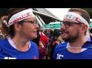 Mondial de rugby : les Bleus avec les supporters provençaux