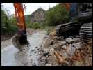 Inondation dans les Alpes maritimes. La vallée de la Tinée