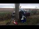 Sailly-au-Bois : une voiture percute un arbre