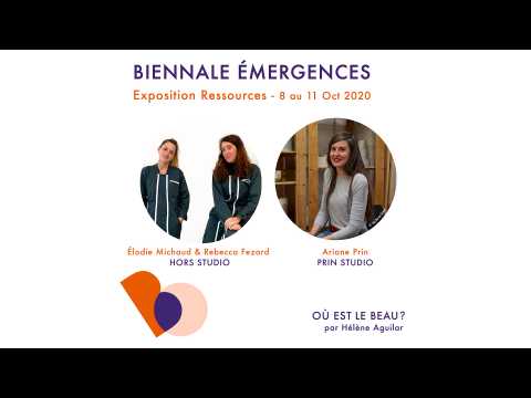 VIDEO : Podcast : Biennale Emergences ? Exposition Ressources - O est le beau ? Elle Dco
