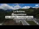 Les images des dégâts vus du ciel à Roquebillière et La Bollène