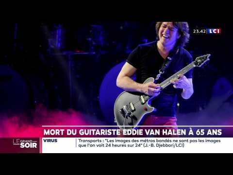 VIDEO : Mort du lgendaire guitariste Eddie Van Halen  65 ans