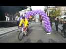 Mouscron : arrivée du Tour of Hope sur la Grand-place