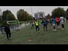 Football (N3) : Jean Antunes à l'entraînement à Feignies-Aulnoye