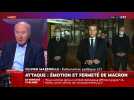 Attaque : émotion et fermeté de Macron