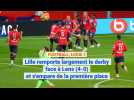 LOSC - RC Lens (4-0): Lille remporte largement le derby et s'empare de la première place